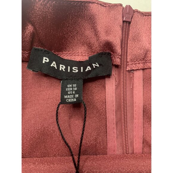 Parisian‎ Pink Satin Skirt Size 6 - Picture 4 of 8